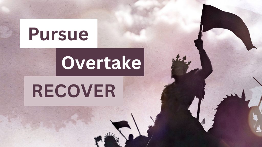 Pursue, overtake and recover - David Shadbolt